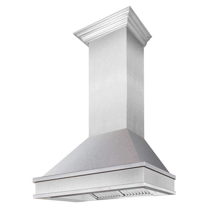 ZLINE 30-Inch Designer Series Satin Stainless Steel Wall Mount Range Hood (8656S-30)