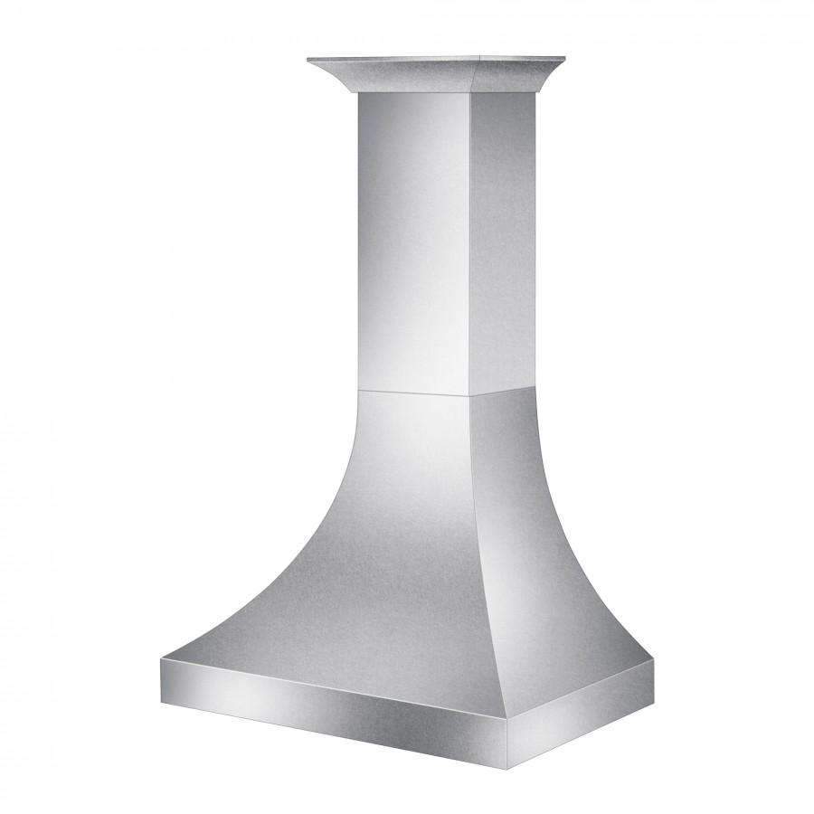ZLINE 30-Inch Designer Series Satin Stainless Steel Wall Range Hood with 500 CFM Motor (8632S-30)