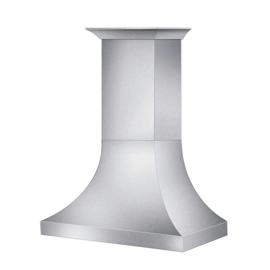 ZLINE 48-Inch Designer Series Satin Stainless Steel Wall Range Hood with 700 CFM Motor (8632S-48)