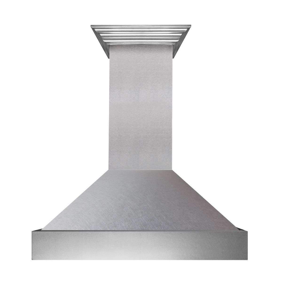 ZLINE 48-Inch Satin Stainless Steel Wall Mount Range Hood with Satin Stainless Steel Shell (8654SN-48)